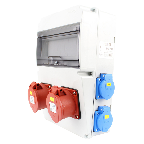 Stromverteiler (2x CEE 16A + 4x Schutzkontakt 230V)