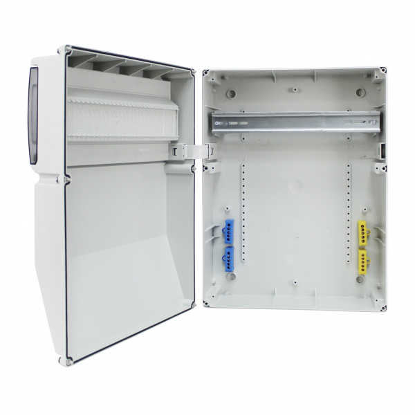 Stromverteiler Leergehäuse IP65 - 15 Module
