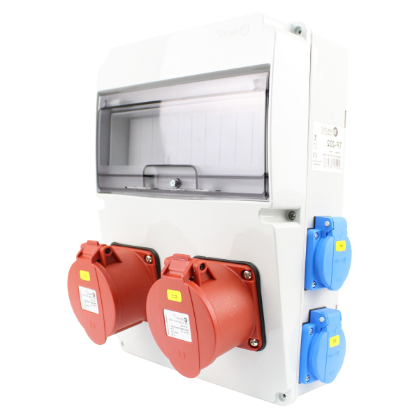 Stromverteiler (2x CEE 32A + 4x Schutzkontakt 230V)