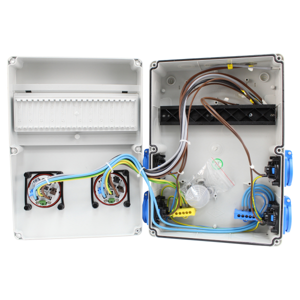 Stromverteiler (2x CEE 32A + 4x Schutzkontakt 230V)