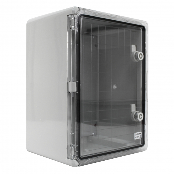 Schaltschrank IP65 (250x350x150mm) inkl. Montageplatte - mit Sichttür