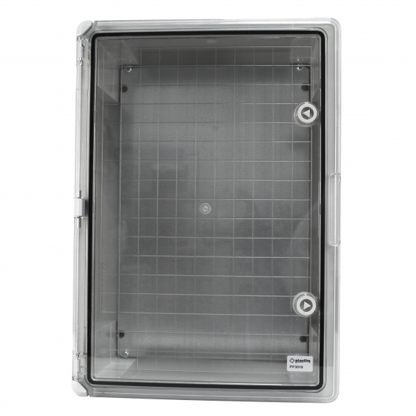 Schaltschrank IP65 (300x350x165mm) inkl. Montageplatte - mit Sichttür