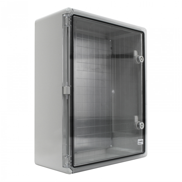 Schaltschrank IP65 (250x330x130mm) inkl. Montageplatte - mit Sichttür