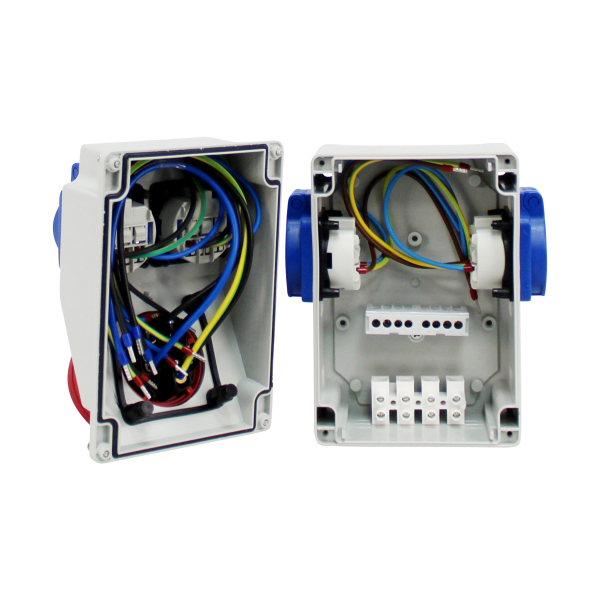 Stromverteiler (1x PCE CEE 16A + 4x PCE Schutzkontakt 230V)