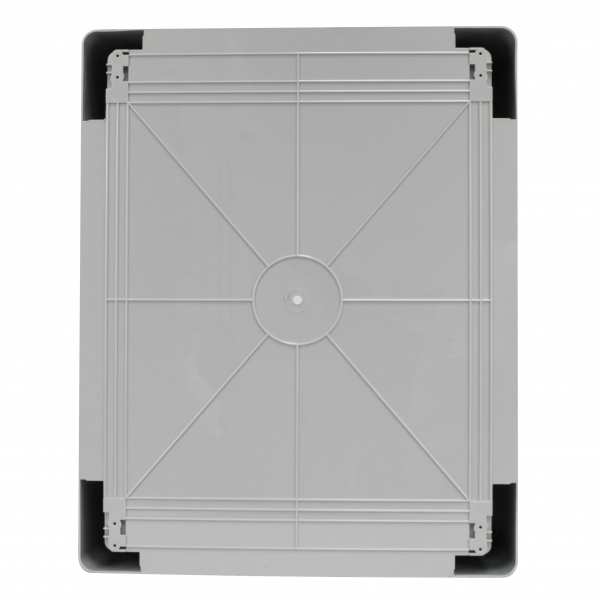 Schaltschrank IP65 (250x330x130mm) inkl. Montageplatte - mit Sichttür