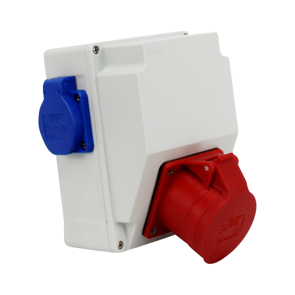 Stromverteiler (1x PCE CEE 16A + 2x PCE Schutzkontakt 230V)