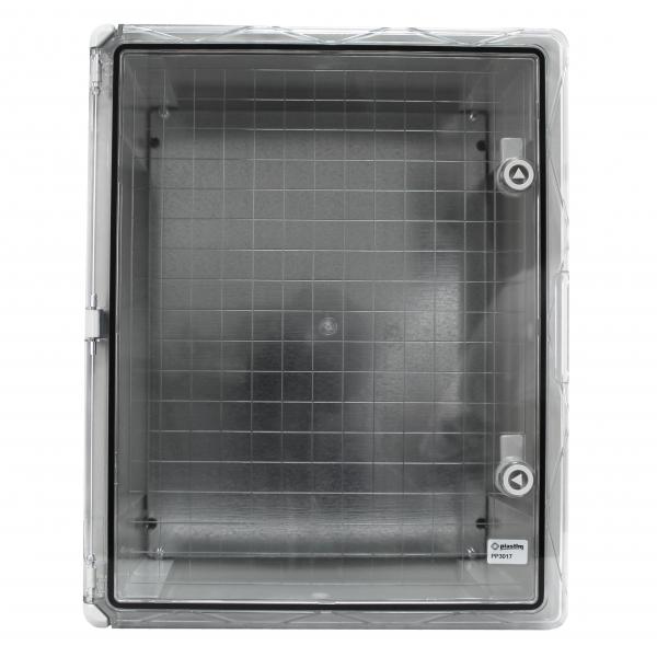 Schaltschrank IP65 (300x400x165mm) inkl. Montageplatte - mit Sichttür