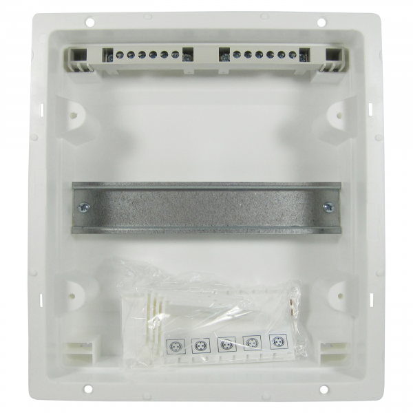 Sicherungskasten Unterputz IP40 1-Reihig 8-Module (Transparente Tür)