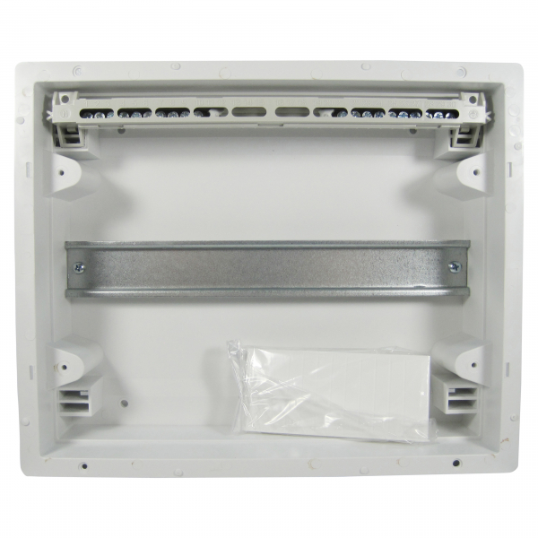Sicherungskasten Unterputz IP40 1-Reihig 12-Module (Transparente Tür)