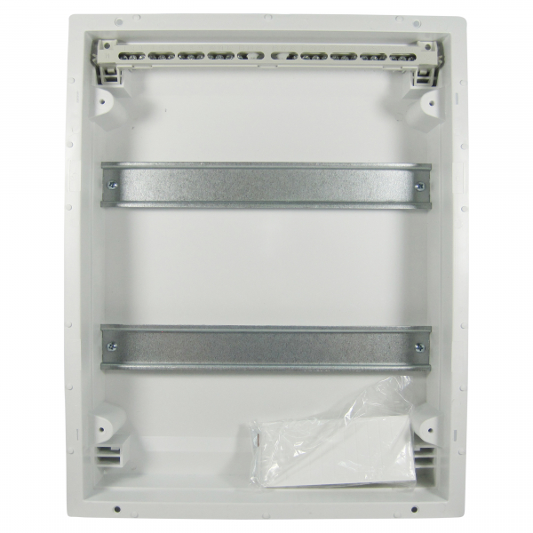 Sicherungskasten Unterputz IP40 2-Reihig 24-Module (Transparente Tür)