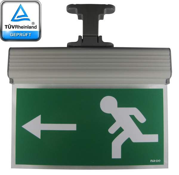 LED Fluchtwegleuchte Notausgangsleuchte - (Pfeil links)